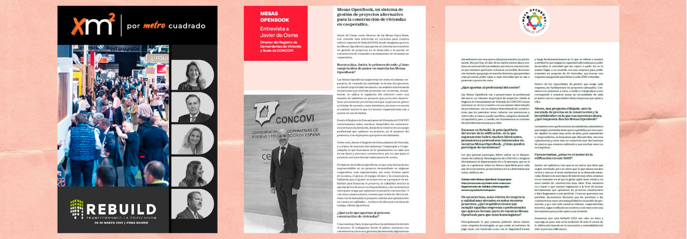 ENTREVISTA A JAVIER DE OSMA: MESAS OPENBOOK