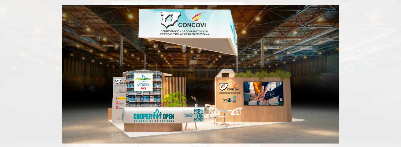 EL Registro de Demandantes de Vivienda de CONCOVI asiste un año más al SIMA 2023, dando a conocer el gran potencial del cooperativismo de vivienda