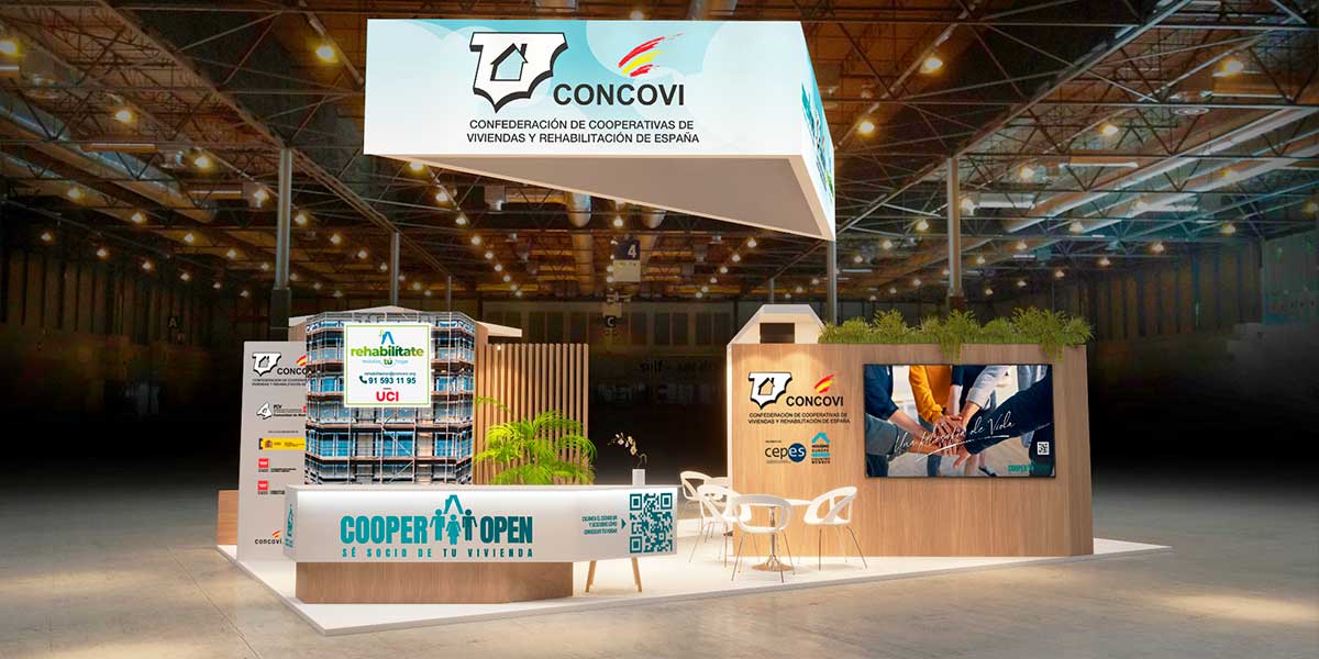 EL Registro de Demandantes de Vivienda de CONCOVI asiste un año más al SIMA 2023, dando a conocer el gran potencial del cooperativismo de vivienda