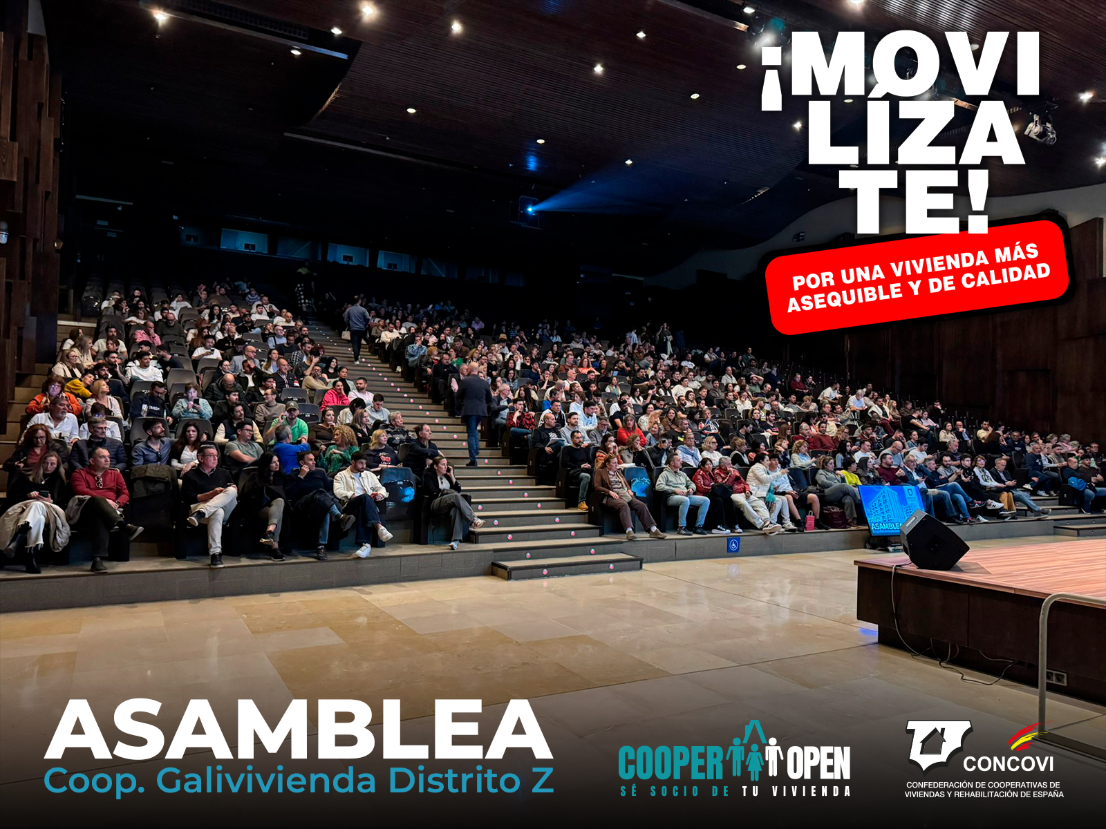 Más de 700 personas respaldan el avance de Galivivienda Distrito Z, un referente de vivienda cooperativa asequible en Málaga.